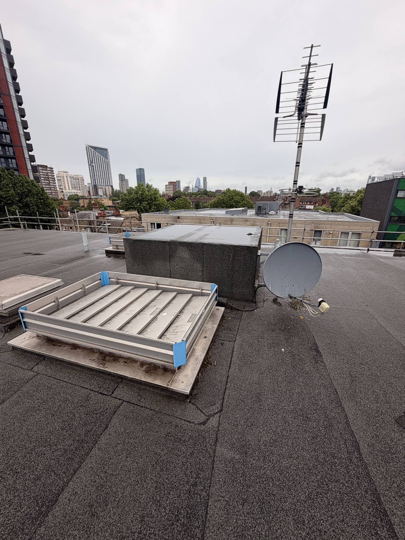 Roof plant and detailing prior to works